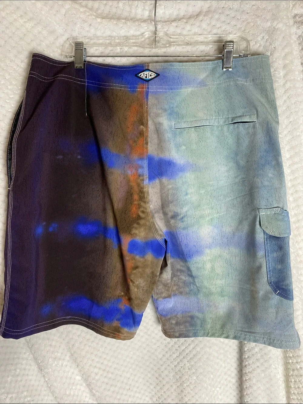 Aftco Men's Multi-Color Print Boardshort Swim Trunks